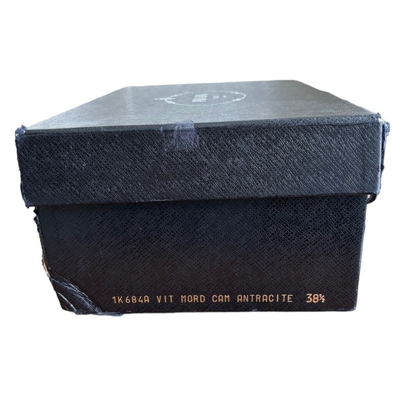 Prada Blue Peep-Toe Heels - Picture 4 of 14